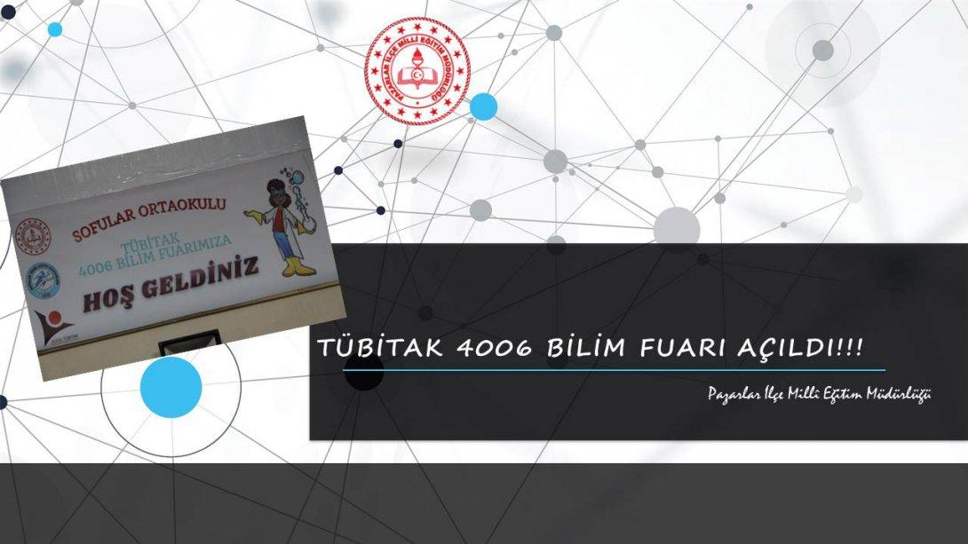 TÜBİTAK 4006 Bilim Fuarı Sofular Ortaokulunda Açıldı !!!